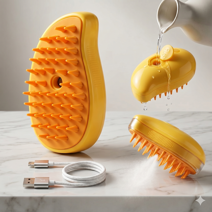 SteamGroom™ 3-In-1 Pet Brush